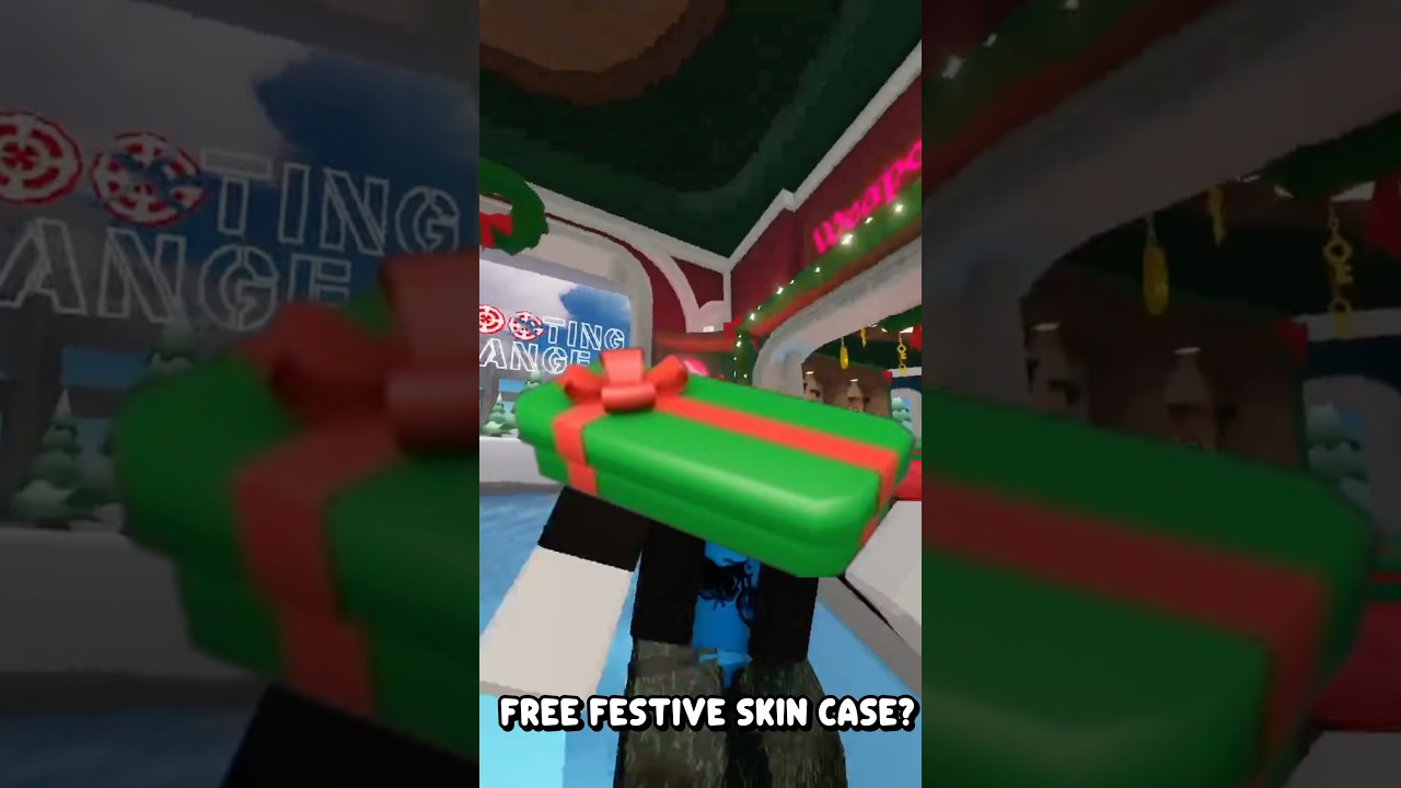How To Get FREE Festive SKIN CASE in Roblox Rivals! #roblox #robloxrivals #rivals #shorts