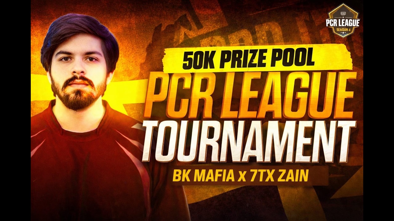 PCR LEAGUE TOURNAMENT SEASON 4 QUALIFY ROUND 50K PRIZE POOL  #pubgmobile #pubg #pubglive #tournament