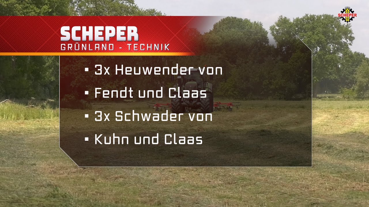 Grünland Technik Heuwender Schwader