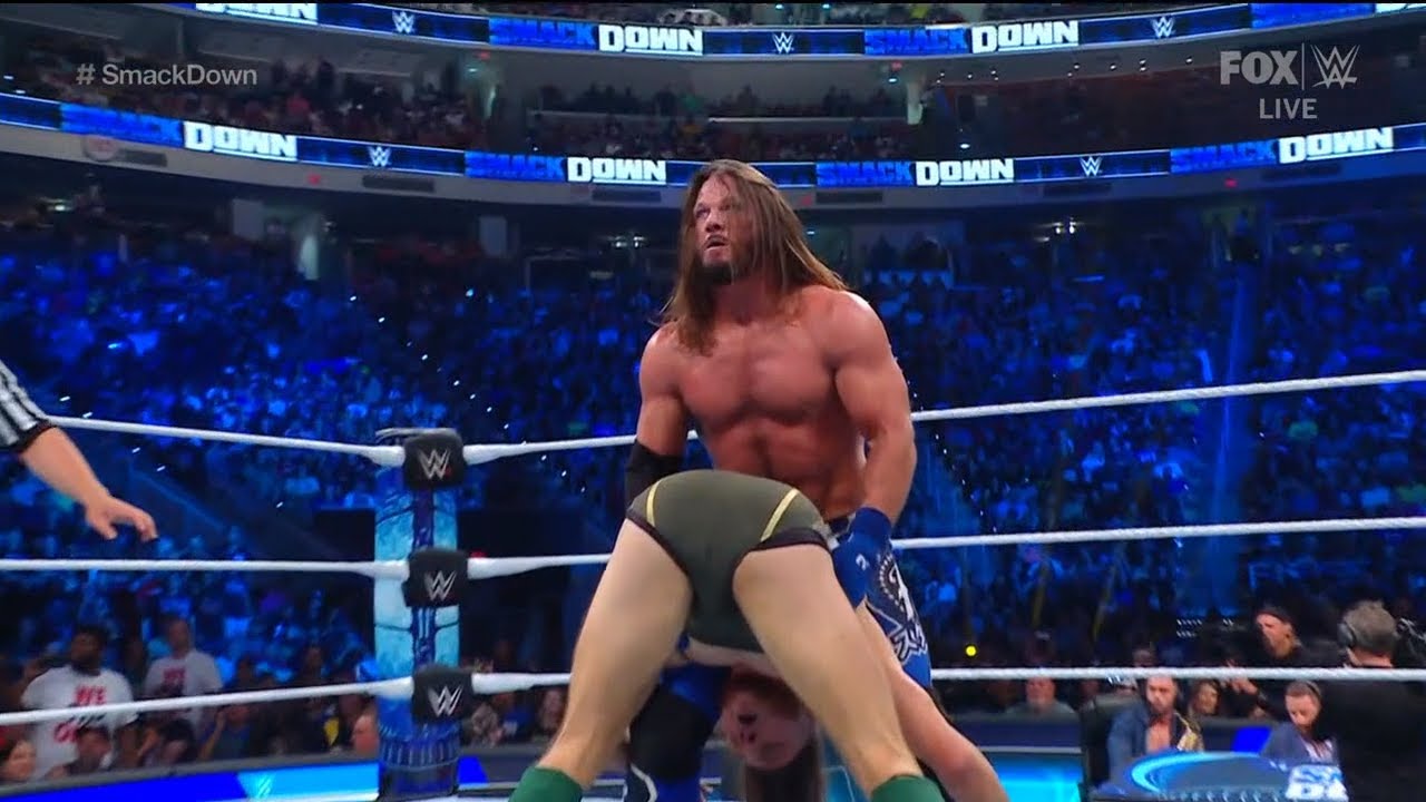 Escobar vs. Grayson Waller vs. AJ Styles vs. Butch - Fatal 4-Way (1/2) - WWE SmackDown 7/14/2023