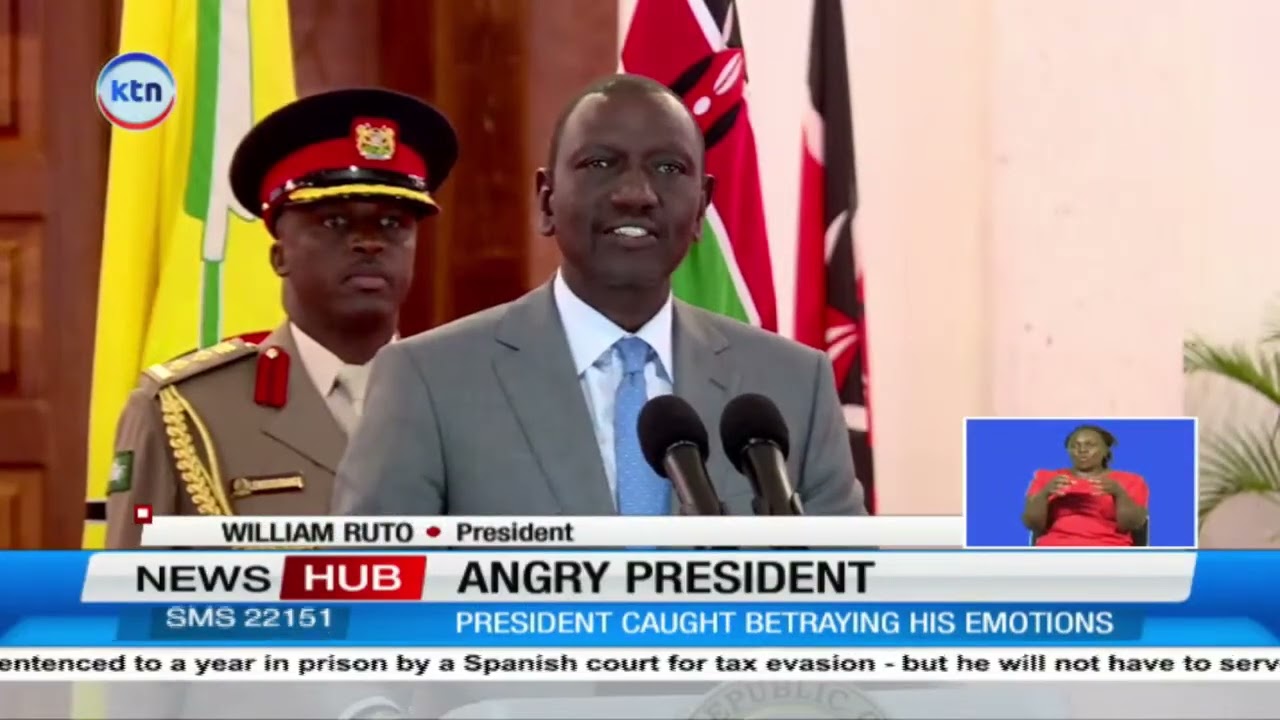 Kenyans witnessing angered president, confronting the very issues that fuel public discontent