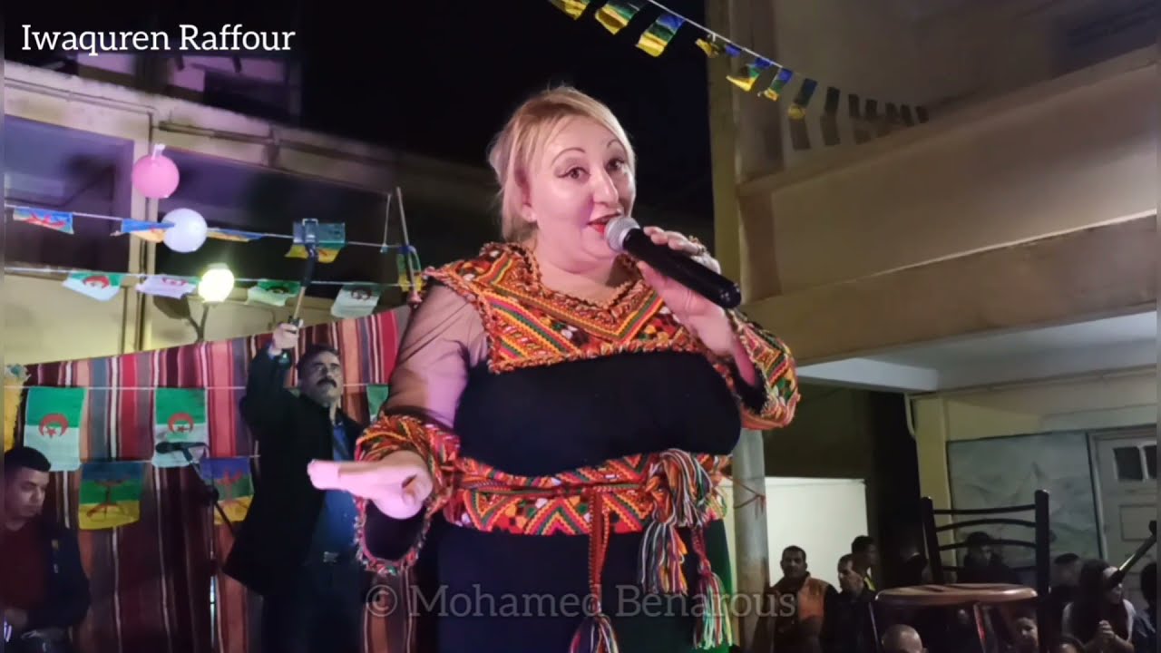 Mayles chanteuse Kabyle à Raffour, en hommage à Alilouche