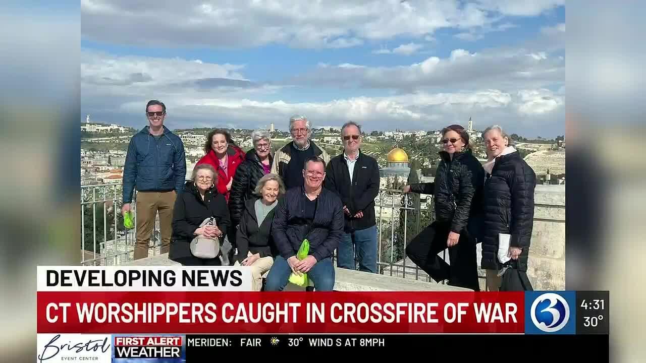 CT worshippers sheltered in Jerusalem church amid missile attacks, now safe in Jordan