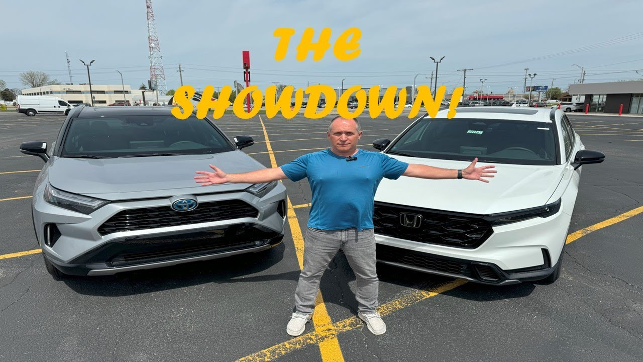 2024 Honda CR-V Hybrid vs 2024 Toyota RAV4 Hybrid Comparison The Showdown!