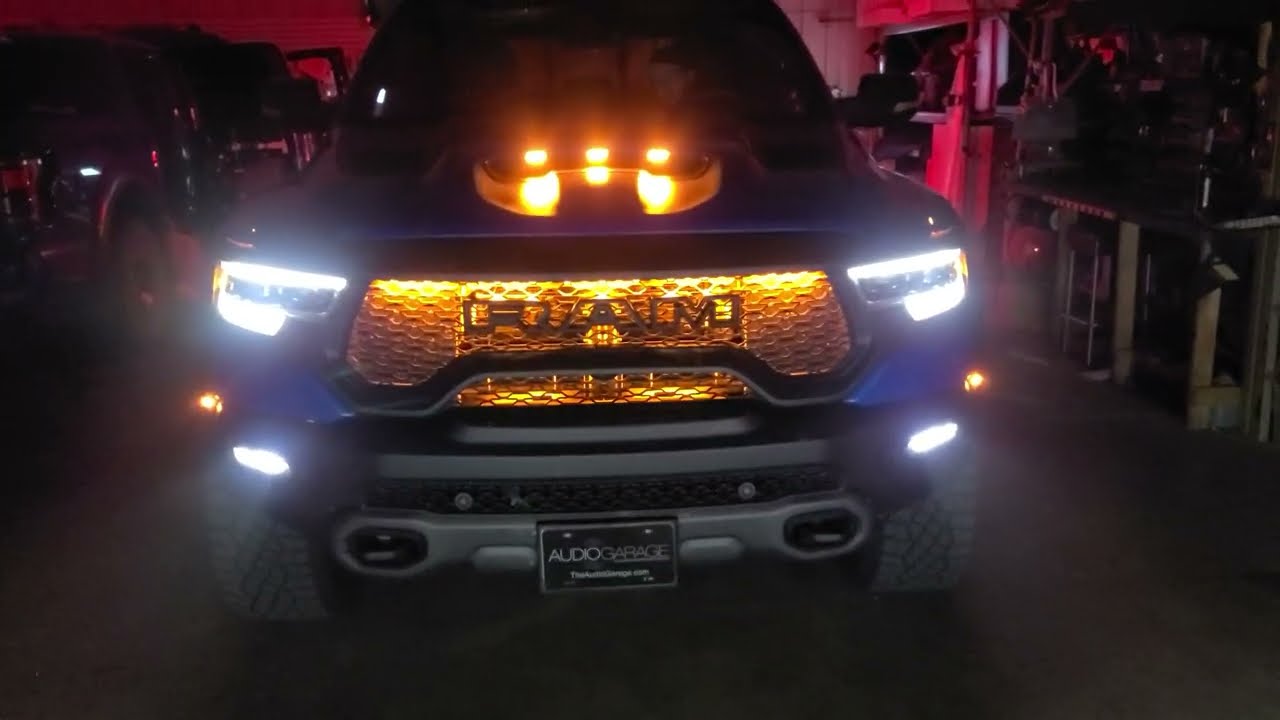 2021 Ram TRX Custom Lighting Stage 1