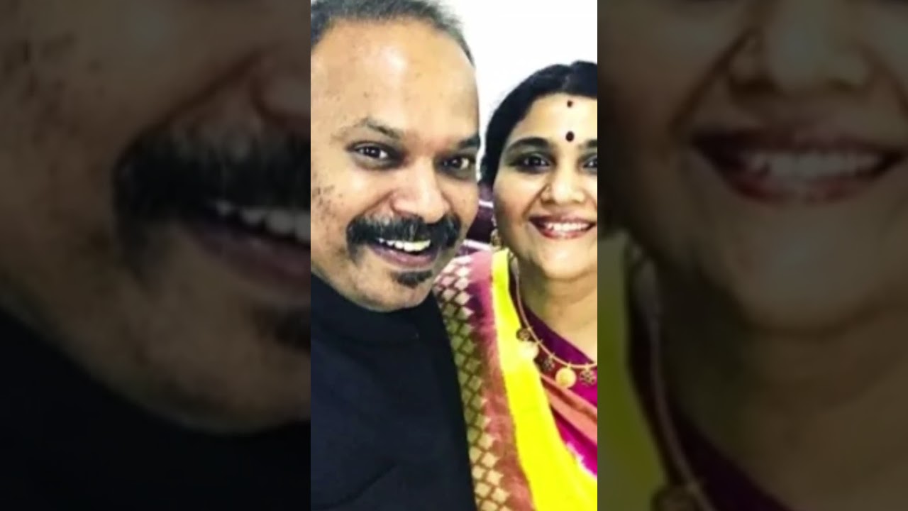 Director venkat prabhu with wife|#shotrs