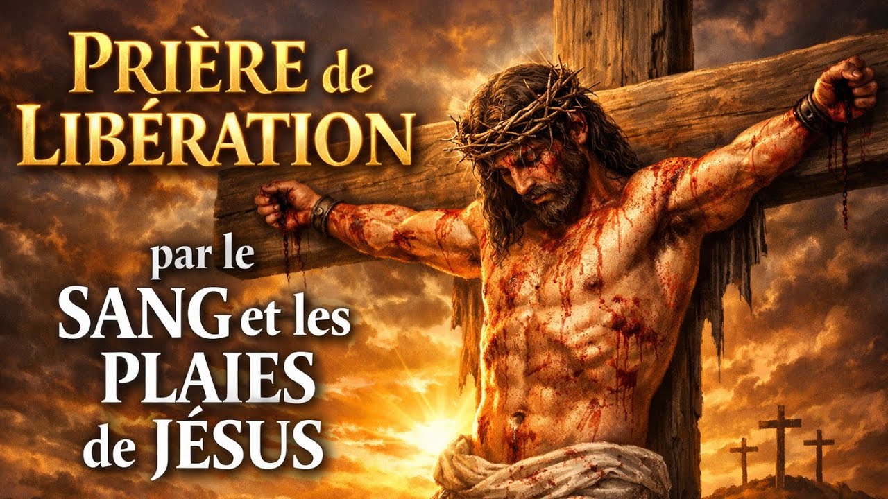✝️ PRIÈRE de LIBÉRATION par le SANG et les PLAIES de JÉSUS ✝