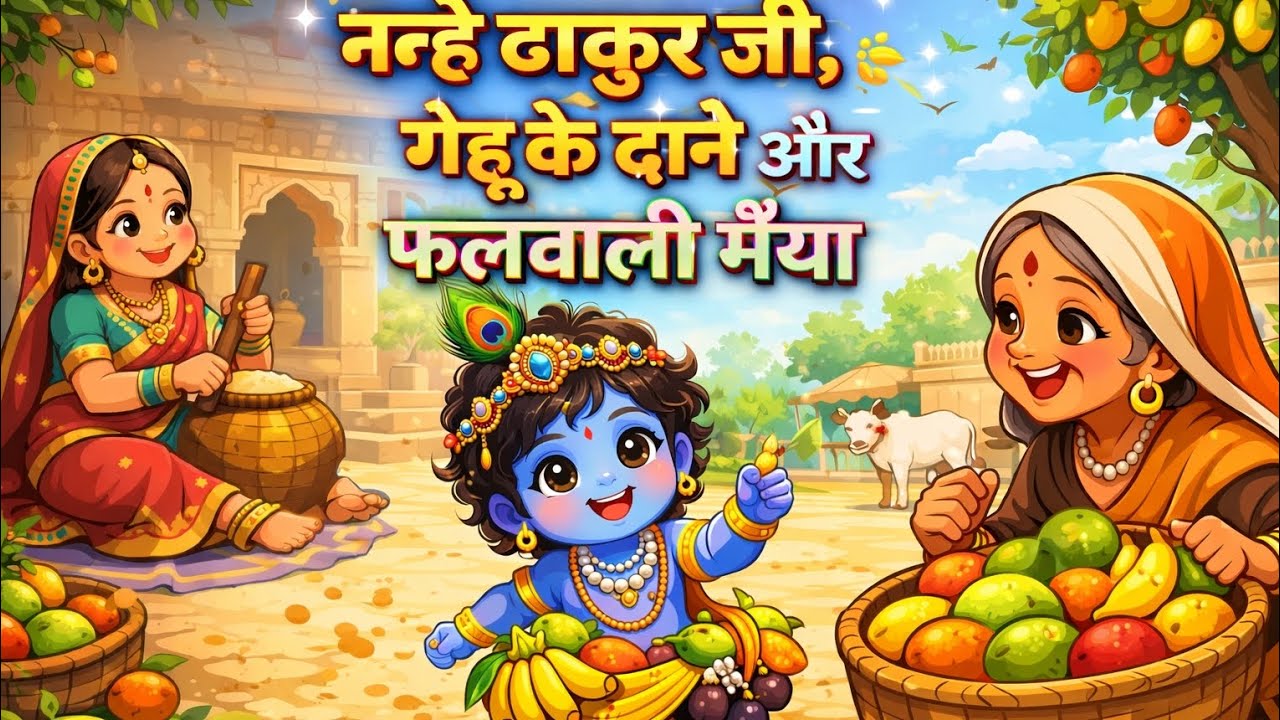 नंद के लाला की सबसे प्यारी लीला😝🤪