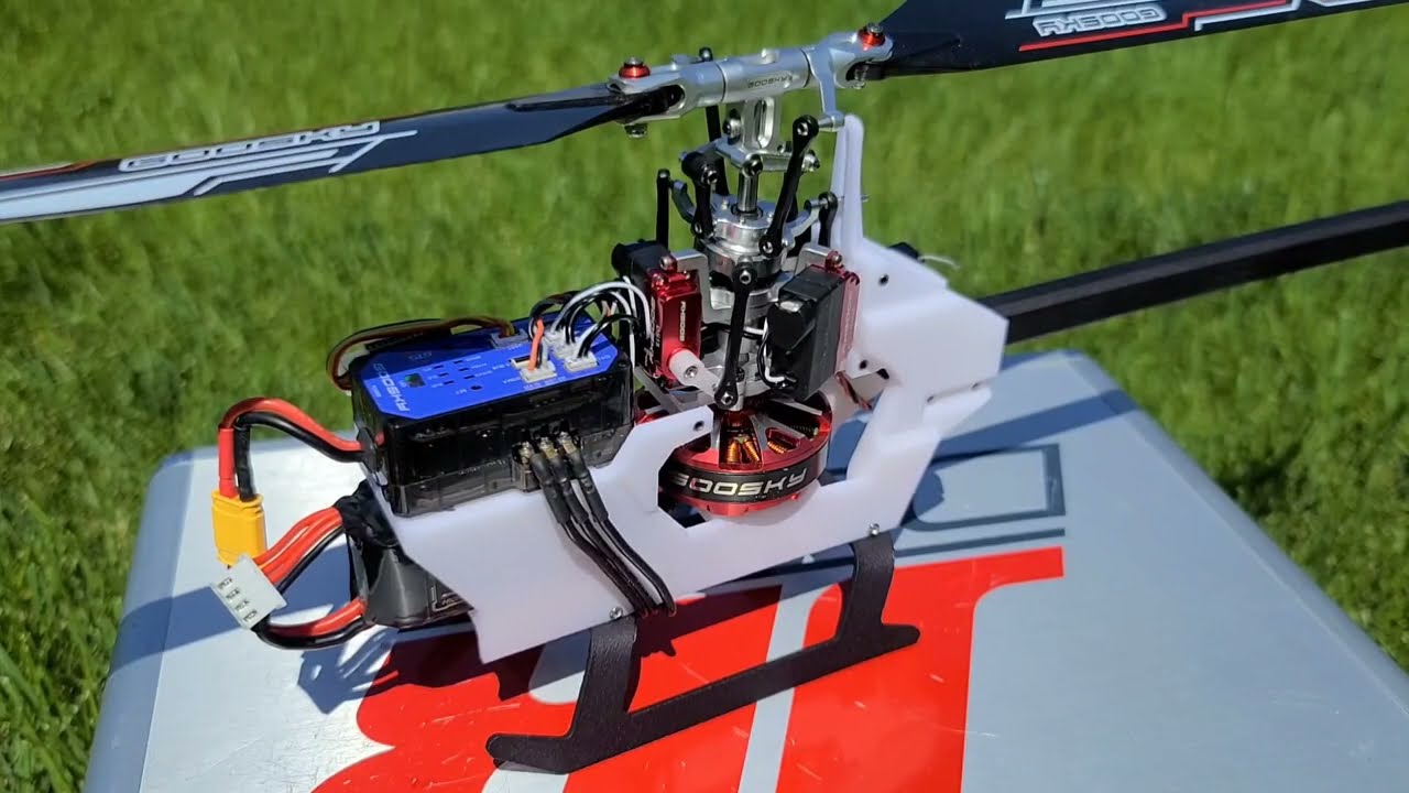 Testing a NYLON 3D Printed RC Helicopter!