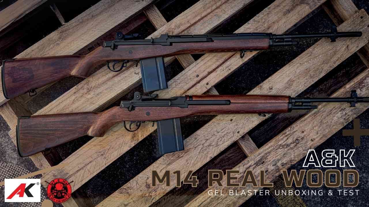 Is This the Most Realistic Gel Blaster Yet? The A&K M14 AEG Unboxing & Test