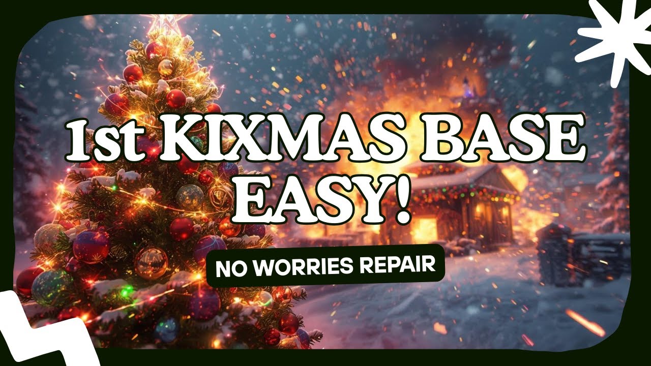War Commander 🎄 1st KIXMAS Base Made SUPER EASY | December 2025