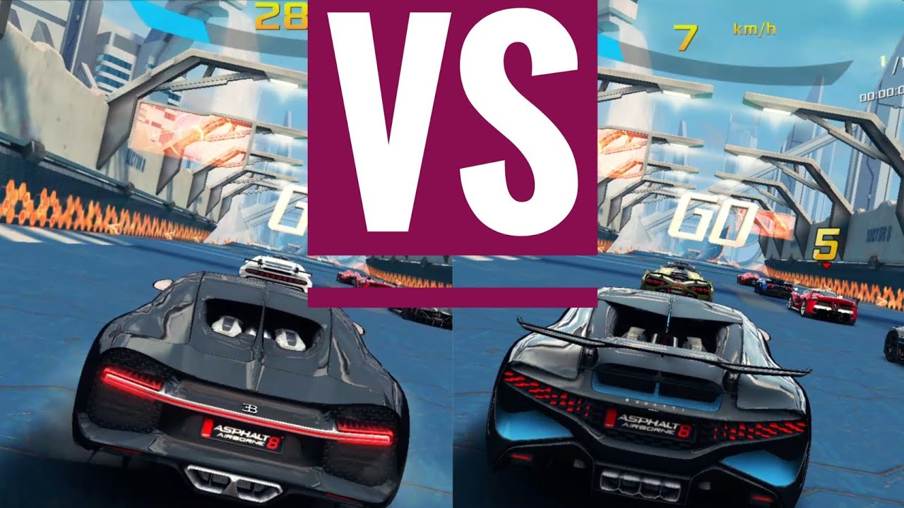 Bugatti Divo VS Bugatti Chiron | which one is faster? | Asphalt 8