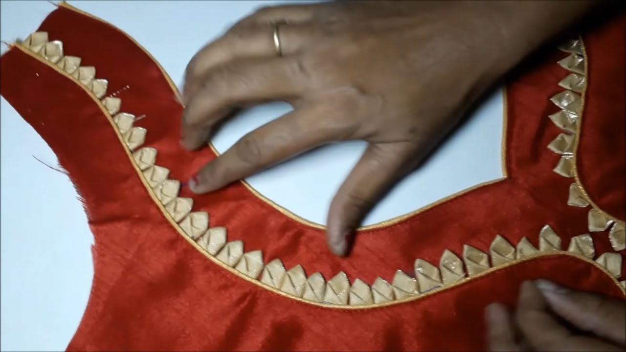 Easy And Beautiful Blouse Back Neck Design|| Cutting And Stitching