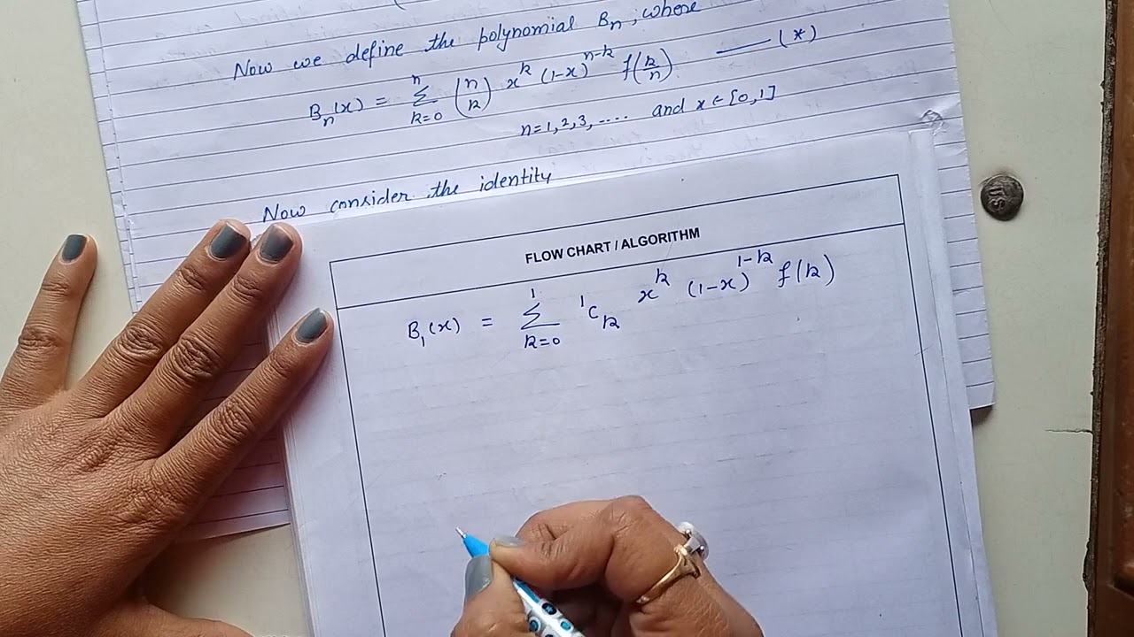 Real Analysis: Weierstrass Approximation Theorem part 1