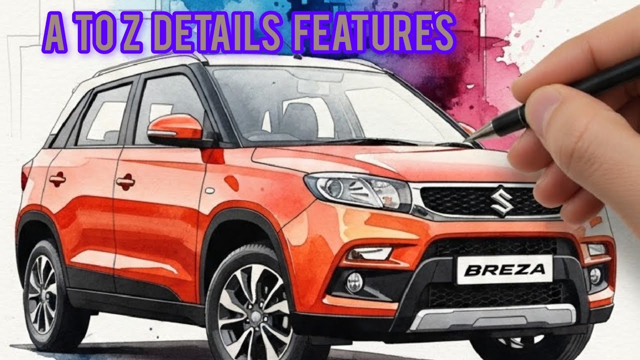 ALL DETAILS OF MARUTI SUZUKI BREZZA || SPECIFICATIONS & DIMENSIONS OF BREZZA #maruti #brezza #car 