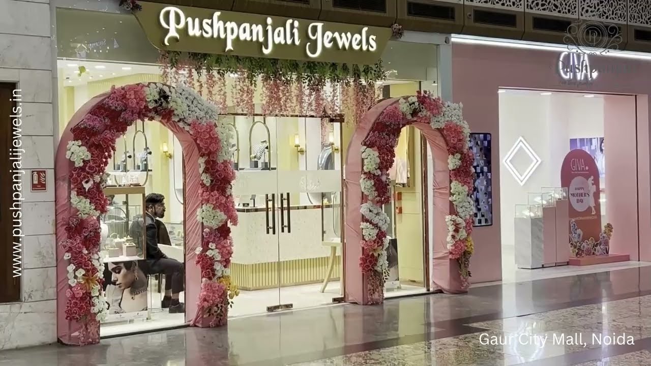 Pushpanjali Jewels - Diamond Jewellery Store at Gaur City Mall, Noida (Greater Noida West)
