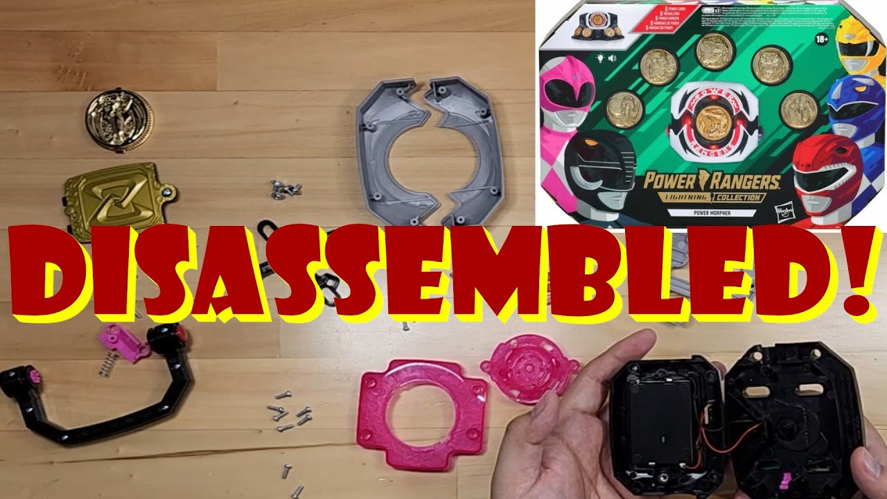 Power Rangers Morpher Lightning Collection tear down