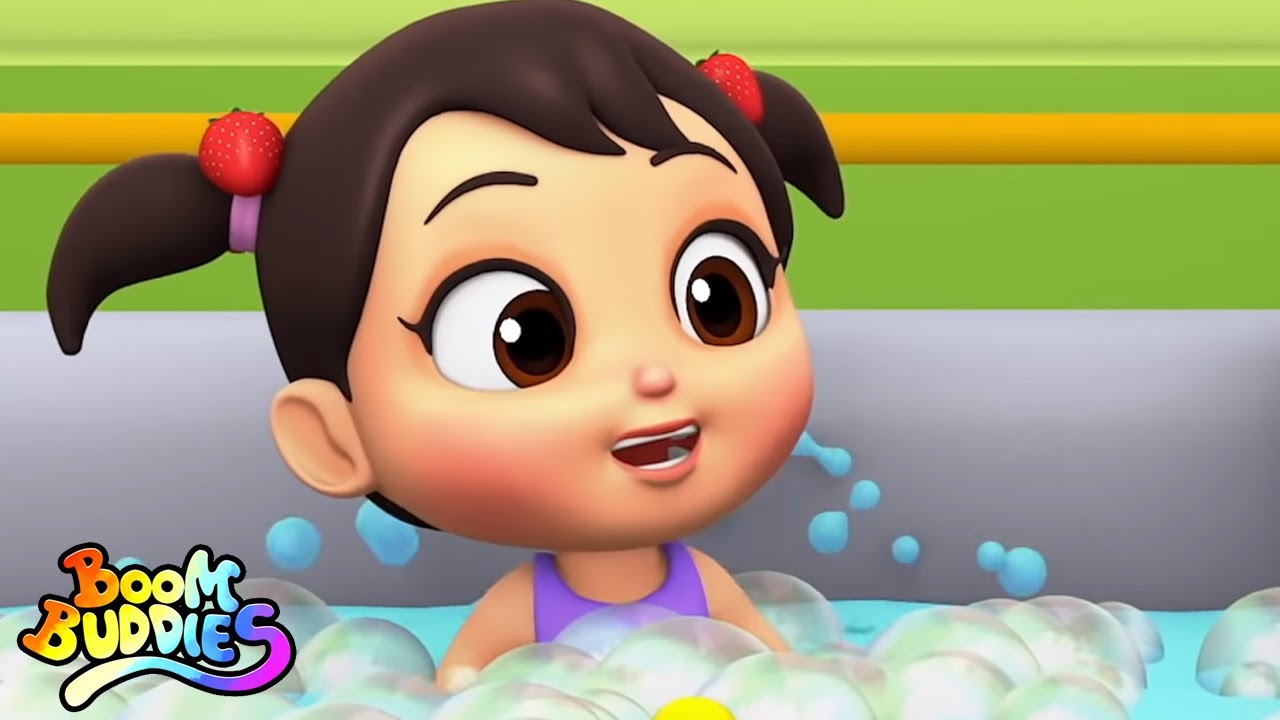 Canción de baño | Música para niños | Educación | Boom Buddies Español | Dibujos animados