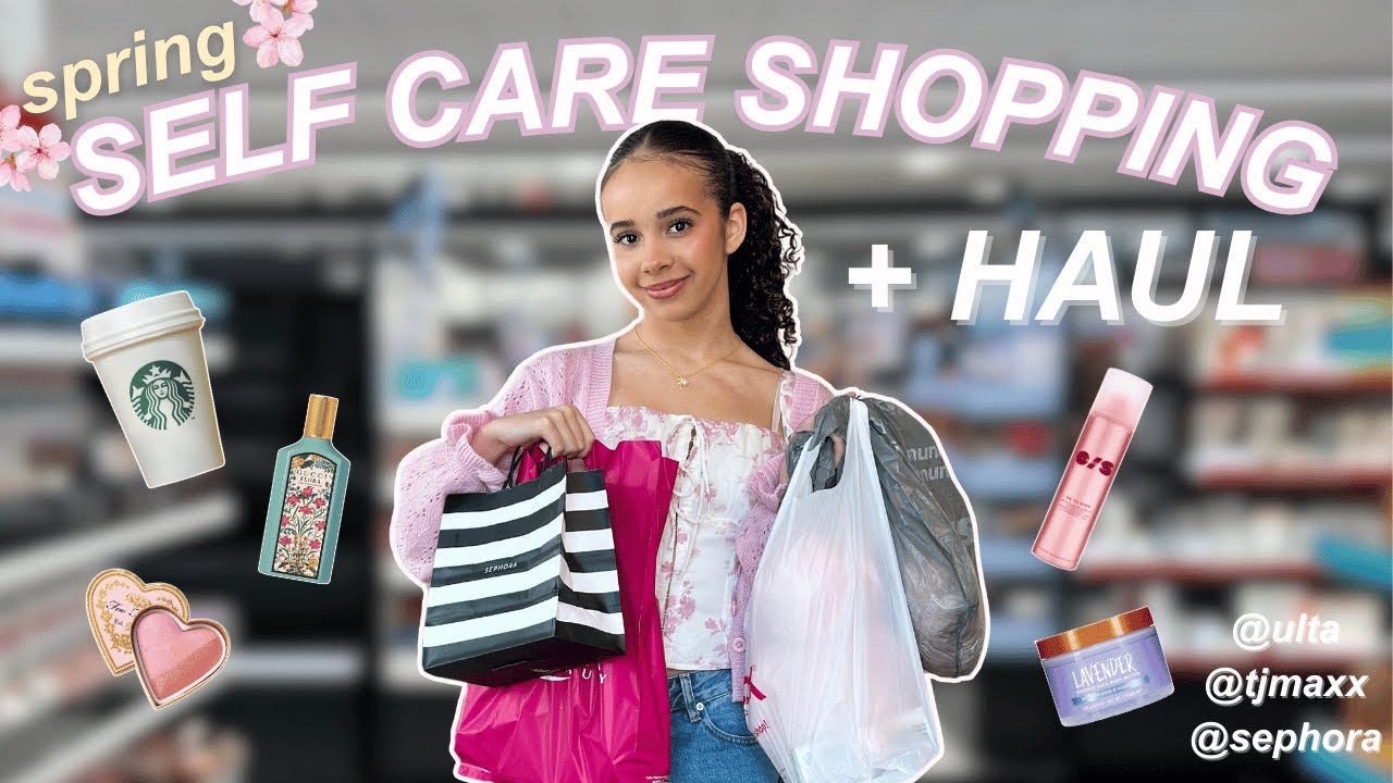 spring self care shopping vlog + HAUL 🌸✨ | ulta, sephora & TJ maxx ✨