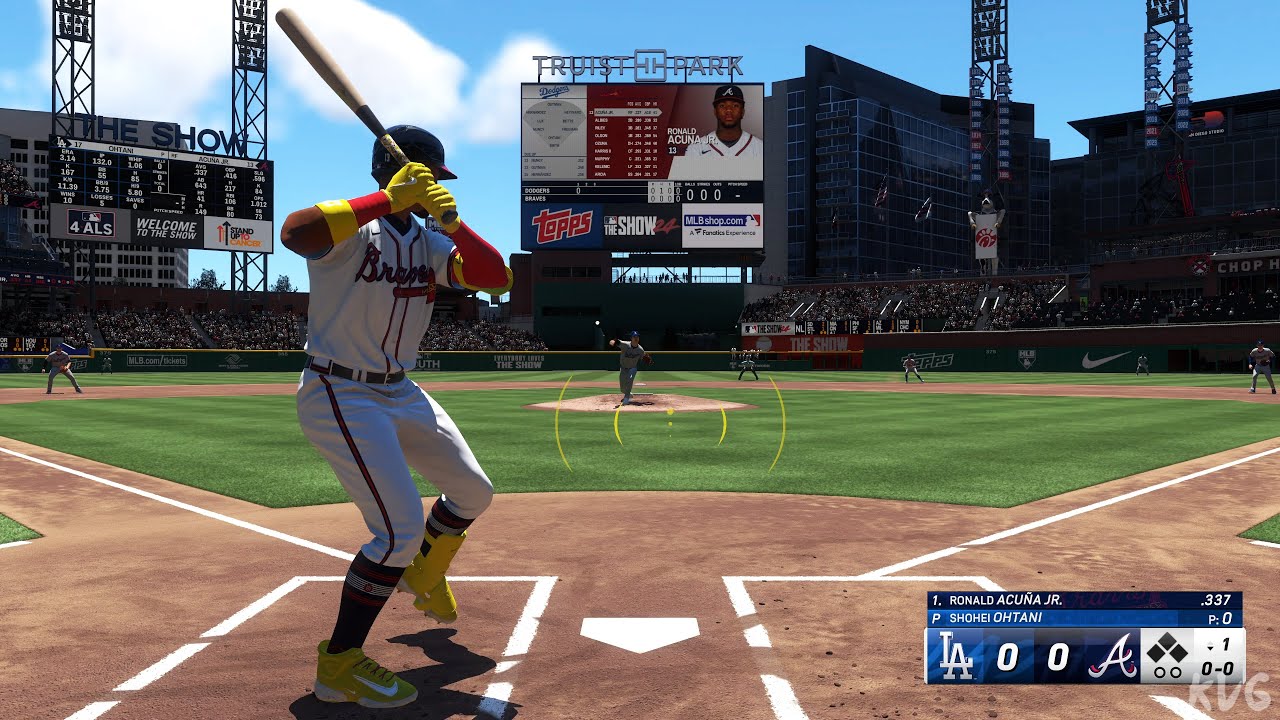 MLB The Show 24 - Los Angeles Dodgers vs Atlanta Braves - Gameplay (PS5 UHD) [4K60FPS]