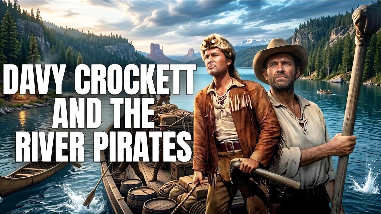 Davy Crockett And The River Pirates | Fess Parker Western Movie | Classic Full Movie