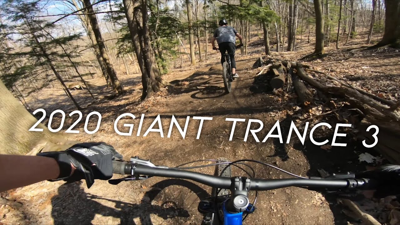 2020 Giant Trance 3 - First Sunny MTB Ride - POV