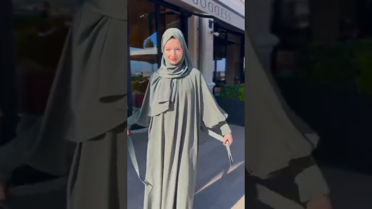 Georgette #abaya #shortsfeed