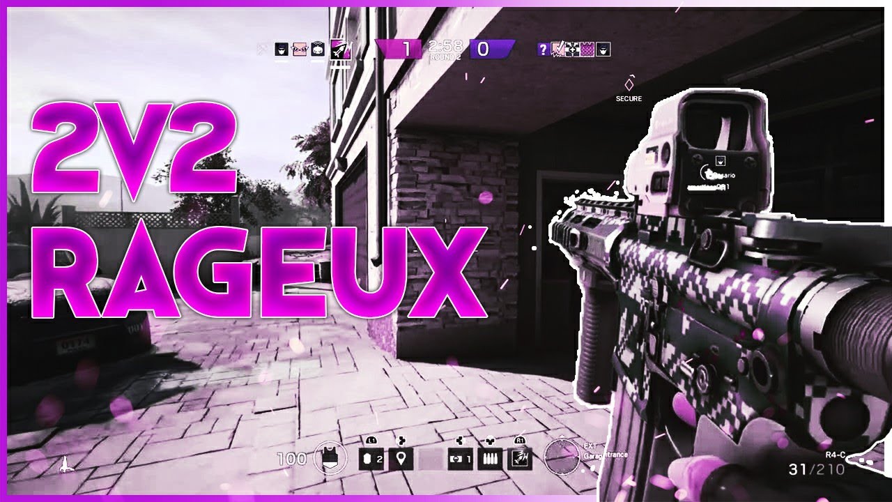 2V2 CONTRE DES RAGEUX ?! SUR R6 !! (rage quit) [FR - PS4]
