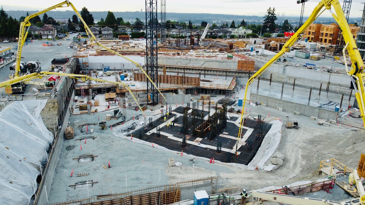 Pumping 2000+ cubic yards of concrete for a 50 story high-rise: