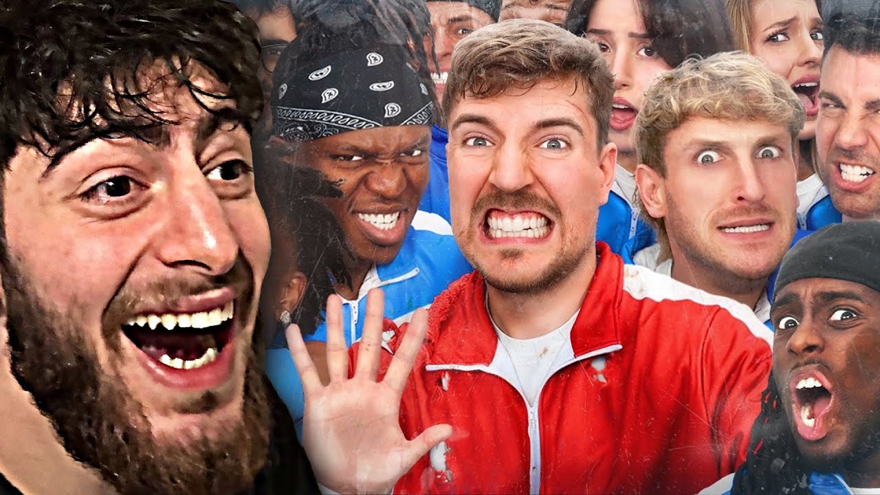 BYILHAN REAGIT &Agrave; 50 YOUTUBERS se battent POUR 1,000,000 $