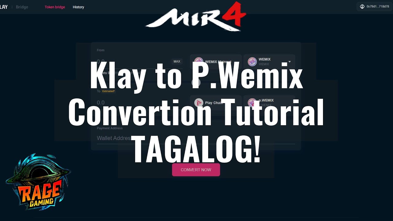 (NOT WORKING ANYMORE)Wemix Klay to P Wemix TAGALOG!!!
