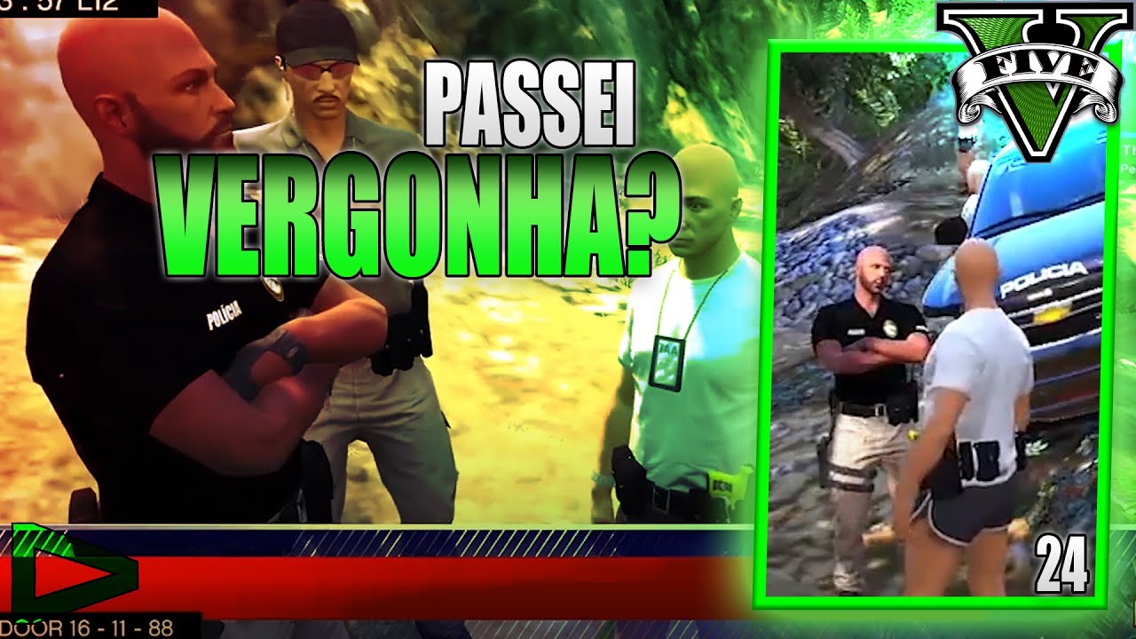 PASSEI VERGONHA NA PROVA DA POLICIA? - GTARP #24 (CIDADE DA LOUD)