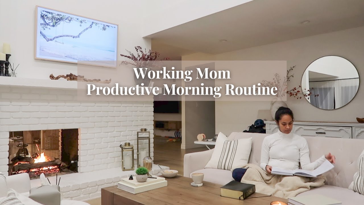Productive Morning Routine Of A Working Mom | New Planner For Busy Moms
