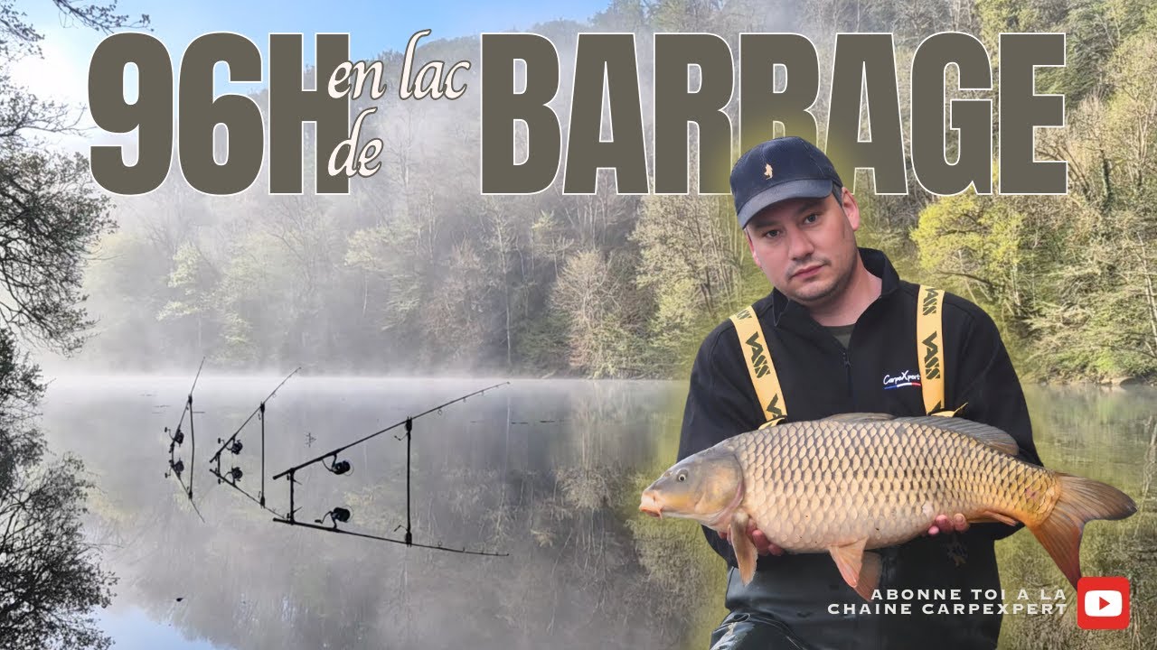 🎣 96H EN BARRAGE – SESSION CARPE SAUVAGE 🔥