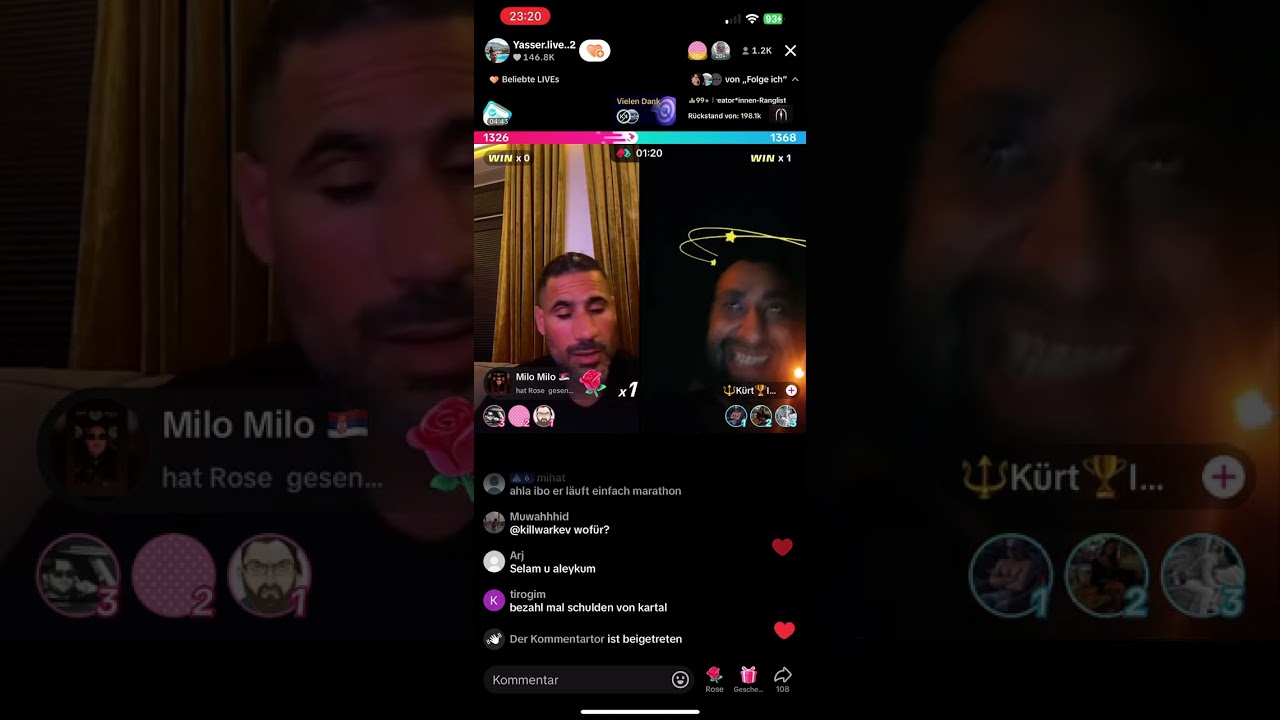 YASSER ABOU CHAKER WAR LIVE MIT KÜRT IBO - KÜRT IBO ERZÄHLT WAS ER VON DER EHE HÄLT 😂