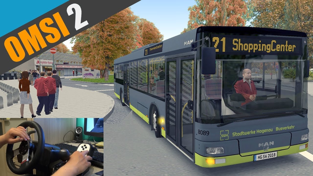 Im MAN NL 263 ZF auf Hagenau - Es geht shoppen! | Let's Play OMSI 2 #508 [G27]