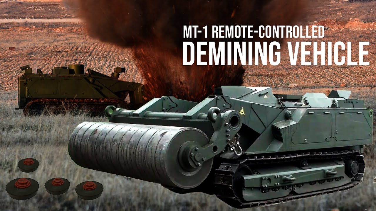 Russia Deploys Prototype of MT-1 Remote-Controlled Demining Vehicle