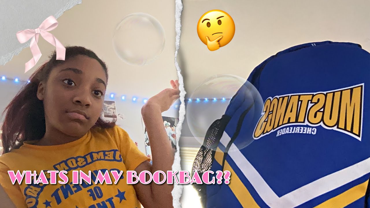 what’s in my school book bag?!