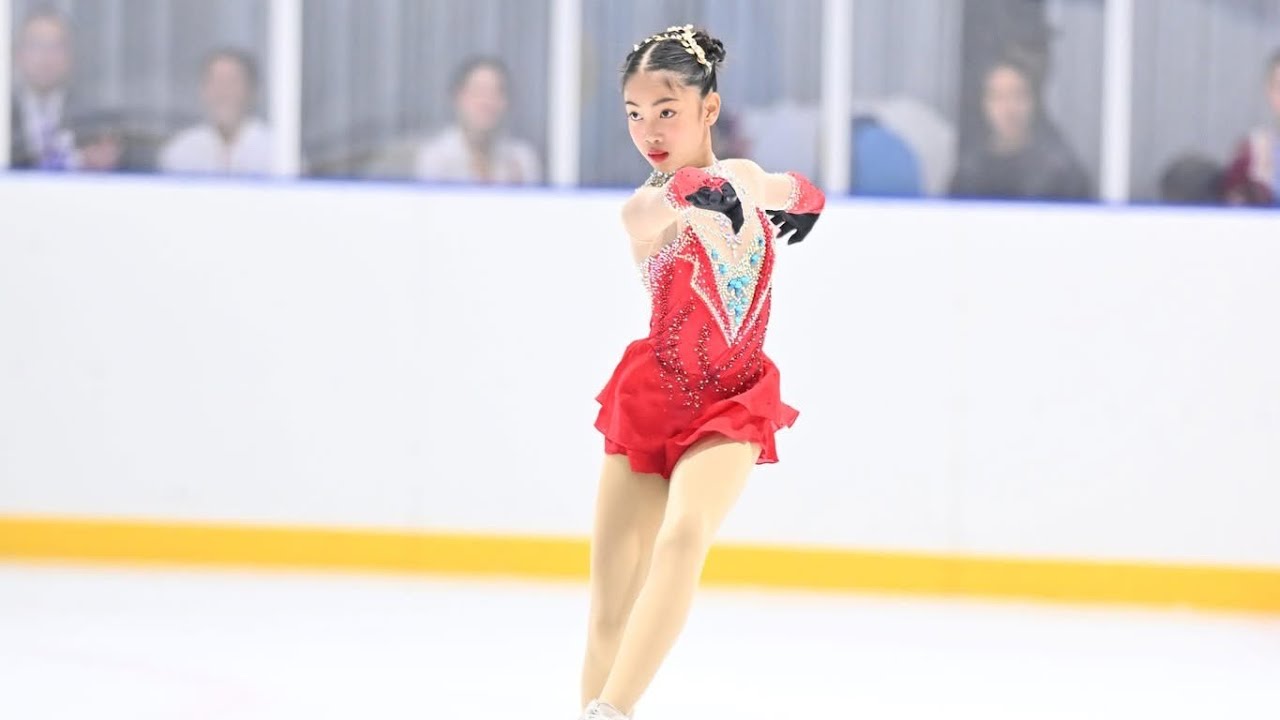 Skate Chiangmai 25 Open Gold FS7 11 years Chomphuphing Rintaka #iceskating #iceskater #figureskating