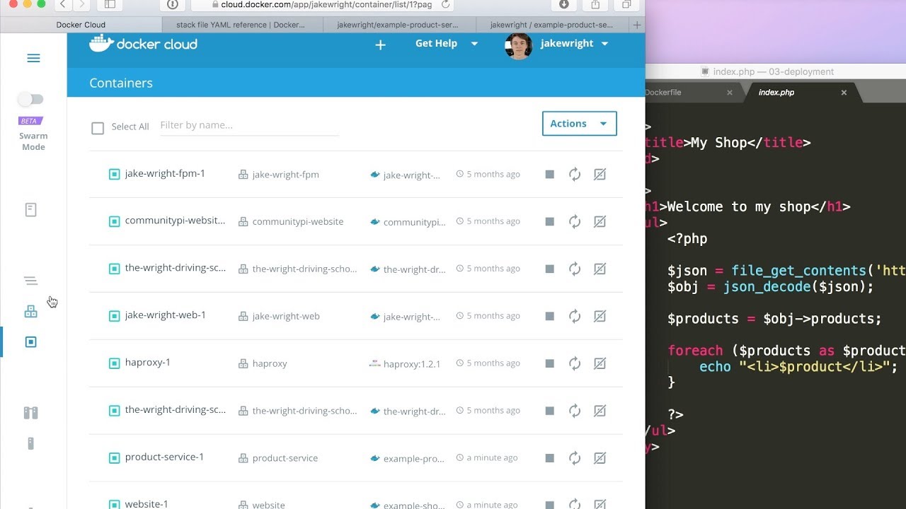 Deploy Docker Containers with Docker Cloud