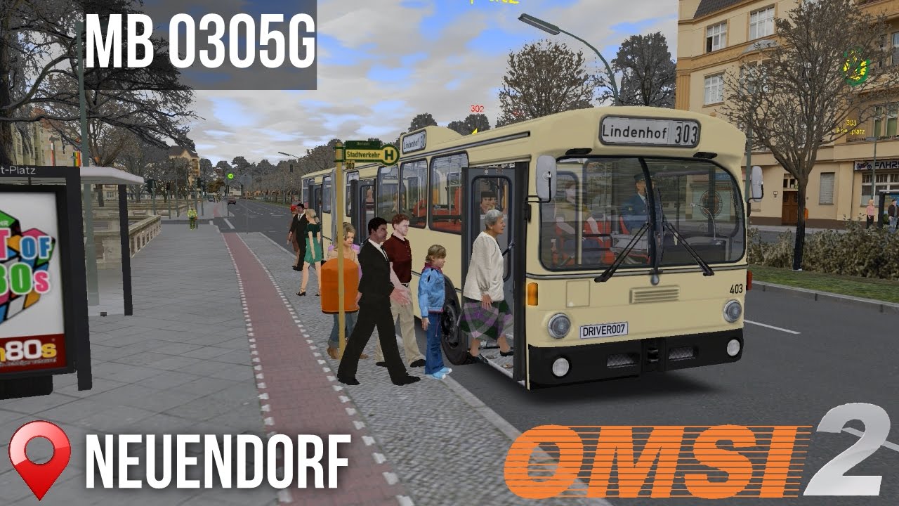 OMSI 2 - Neuendorf, Line 303, MB O305G