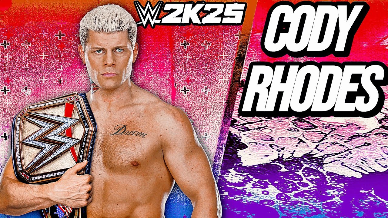 WWE 2K25 - Cody Rhodes (WM41) Signatures and Finishers 