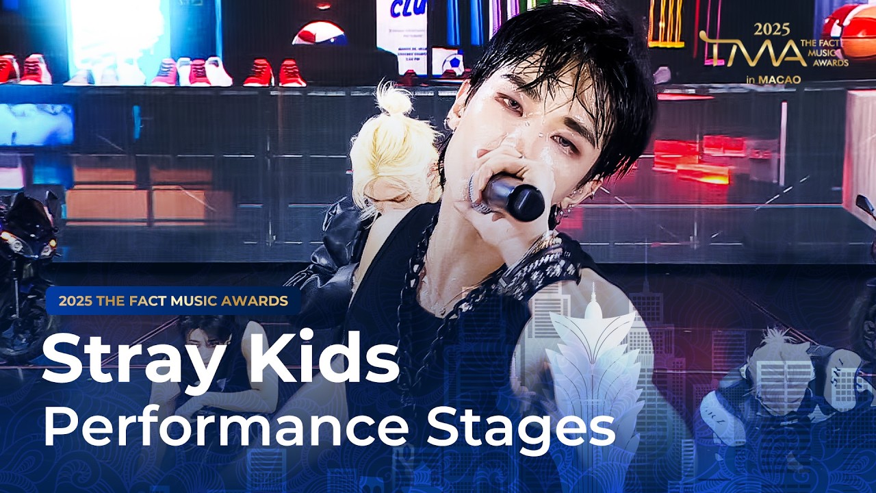 [2025 더팩트 뮤직 어워즈] Stray Kids (스트레이 키즈) 'Chk Chk Boom' + 'TOPLINE' + 'Walkin On Water' + 'CEREMONY'
