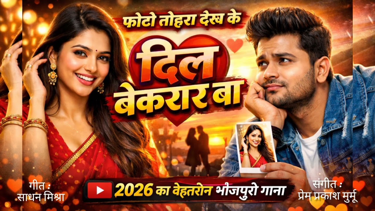 Photo Tohra Dekh Ke, Dil Bekarar Ba | New Bhojpuri Love Song 2026 | Sadhan Mishra | Bhojpuri Song