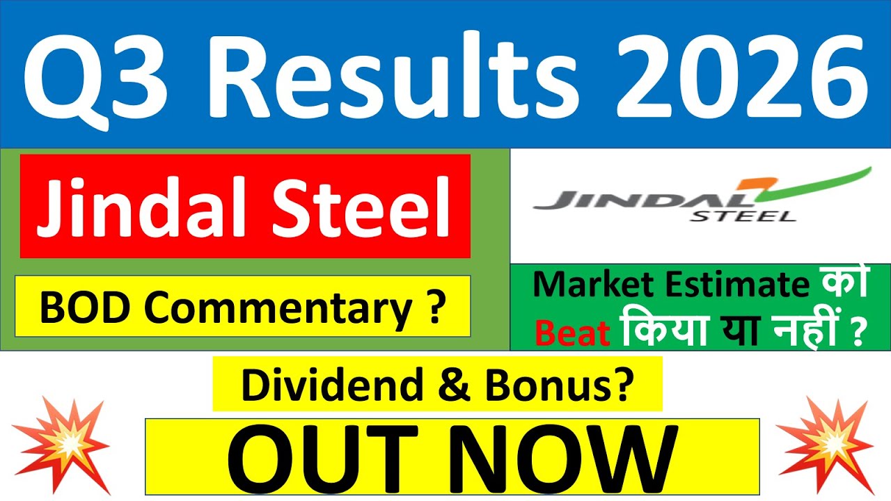Jindal Steel q3 results 2026 | Jindal Steel results today | Jindal Steel Share News | Jindal Steel