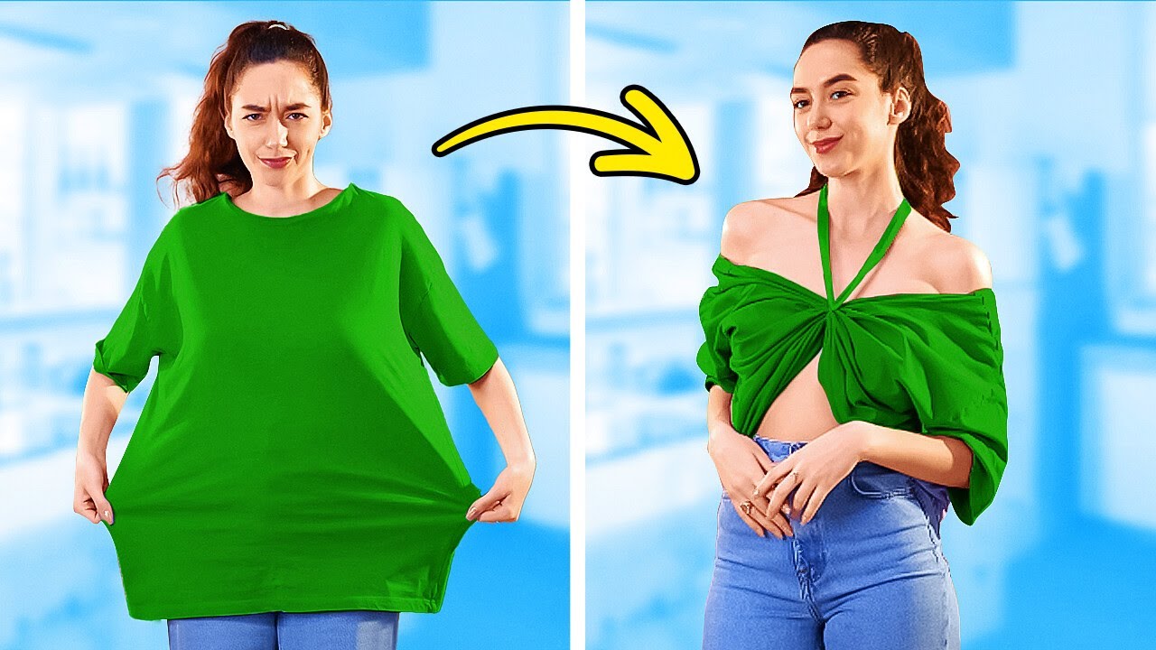 DIY Style: Transform Old Clothes, No Sewing!