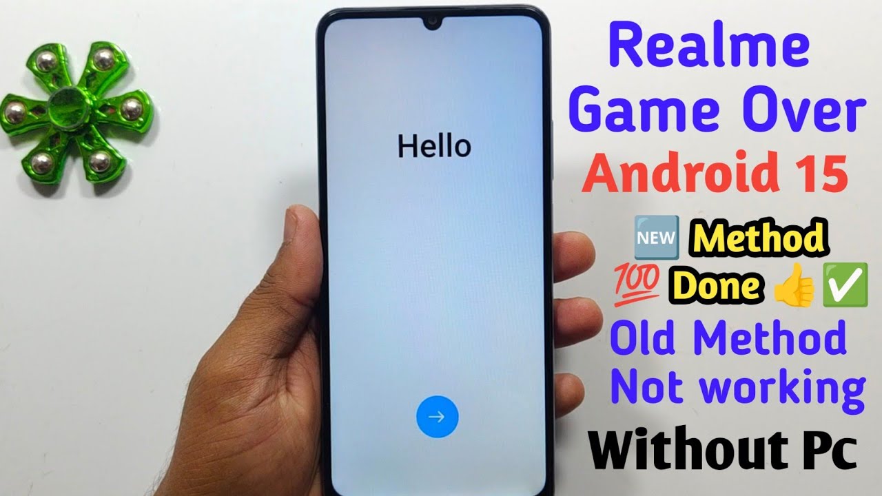 Realme Frp bypass Android 15 #AllRealmeFrpBypass Google Account Remove Without Pc 