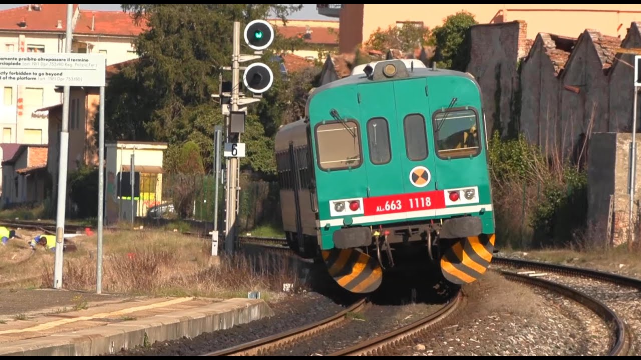 Treni diesel nella stazione di Certaldo (Prima Parte)
