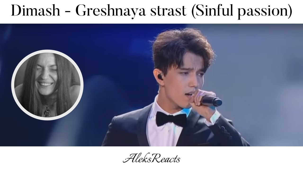 Dimash - Greshnaya strast (Sinful passion) | Reaction | WHAT A VOICE!