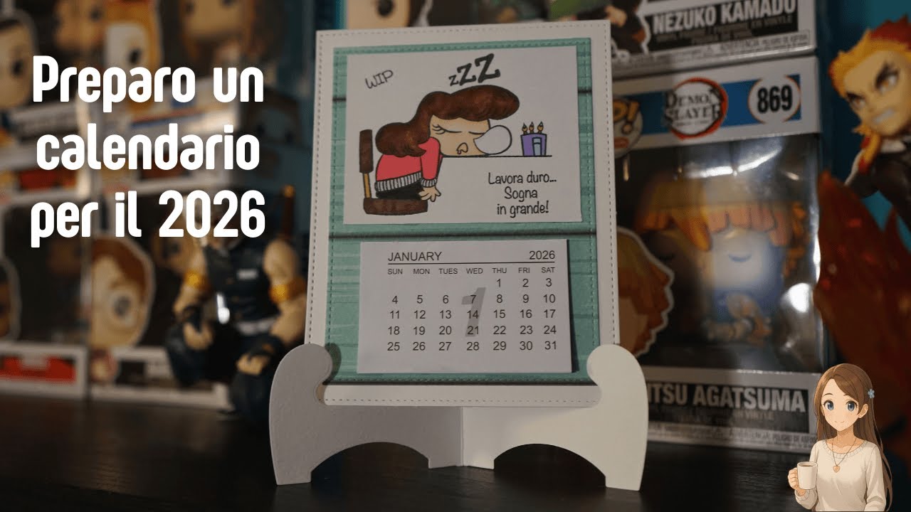 Prepariamo un calendario per il 2026 📅 relax & scrap | Federica CraftyGirl